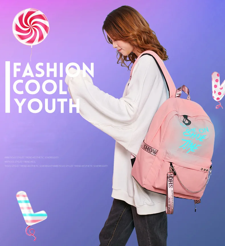 backpack women school bag (2)