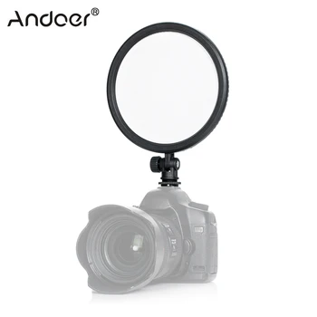 

Andoer CM-200D Pro Camera Light Professional Photo Studio Video Light CRI93 6" Ultrathin Daylight Bi-color Photography Lighting