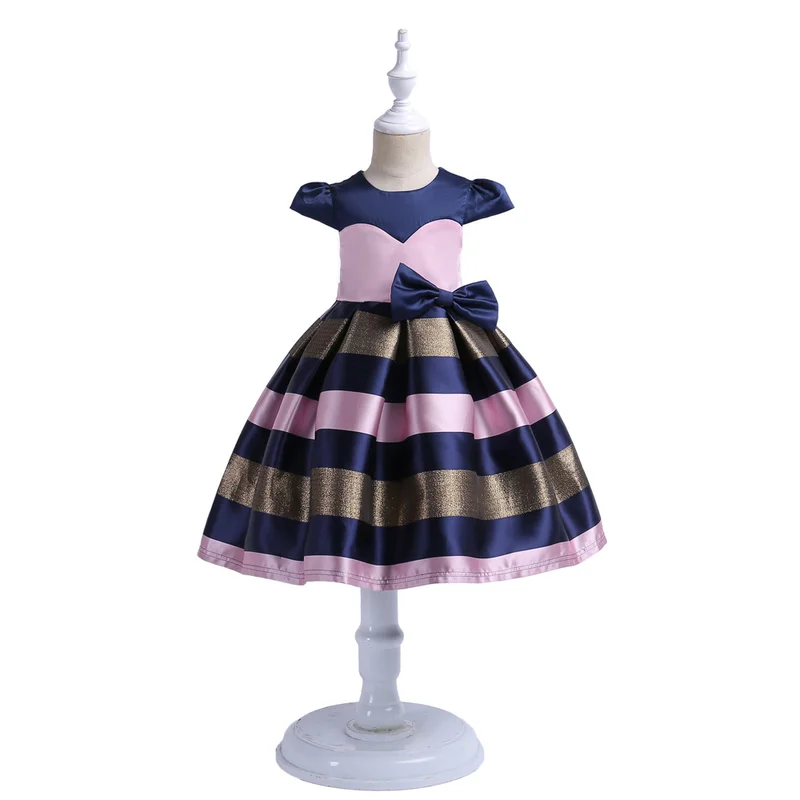 New Striped Girls Dress Party Prom Gowns Wedding Birthday Outfits Vestidos Infantil Princess Dress Up Costume Girls Clothing New Striped Girls Dress Party Prom Gowns Wedding Birthday Outfits Vestidos Infantil Princess Dress Up Costume Girls Clothing