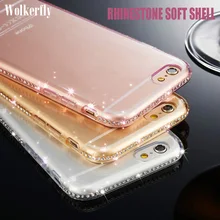 Прозрачные чехлы со стразами для huawei mate 20 lite P8 P9 P20 Lite Nova 3 3i P Smart Plus Y6 Y9 на Honor 8X9 Lite мягкий чехол из ТПУ