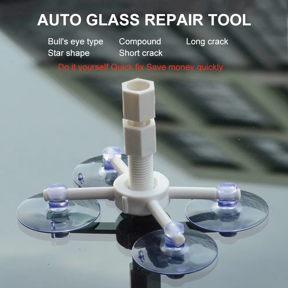 

Car Window Glass Repair Kit Glass Scratch Windscreen Crack Restore Window Screen Polishing Car-Styling ABS Amino Acrylate