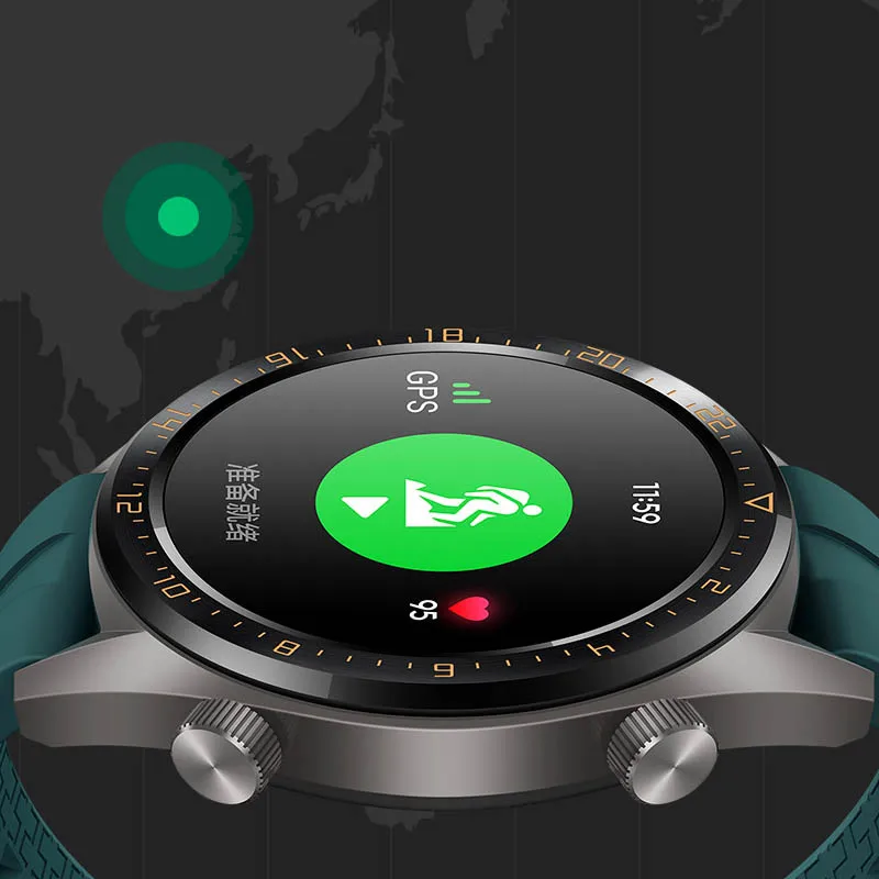 HUAWEI WATCH GT Bluetooth Smartwatch gps NFC Сенсорный экран(42,8 мм) Водонепроницаемый трекер сердечного ритма для мужчин и женщин/Android iOS