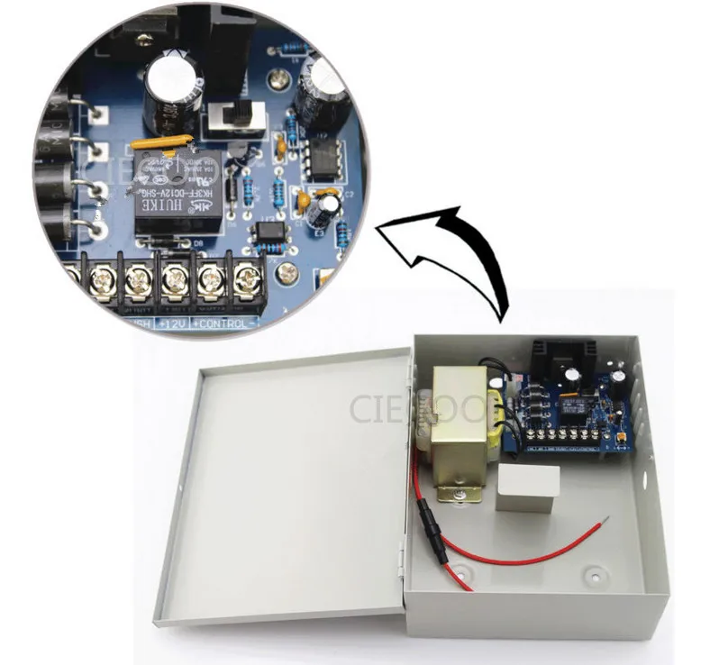 12V 3A источник питания с контролем доступа может быть встроен в аккумулятор резервного UPS питания