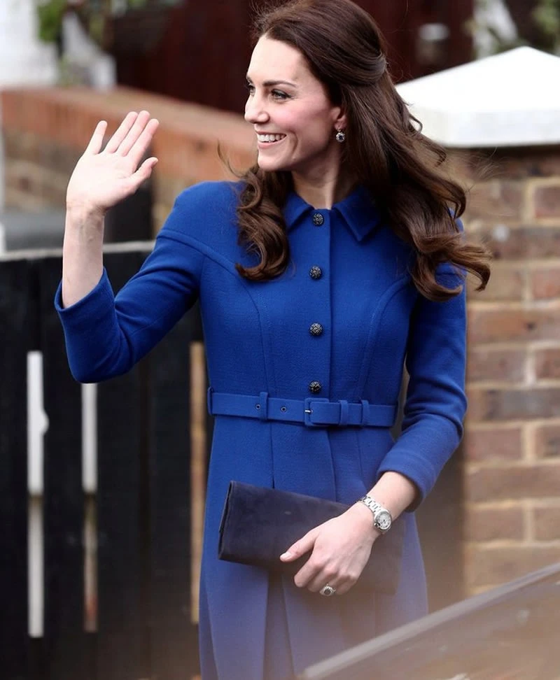 Abrigo de princesa de la línea A de la moda, abrigo azul OL de la moda, de la de Primavera de spring coat|spring coatkate middleton coat -