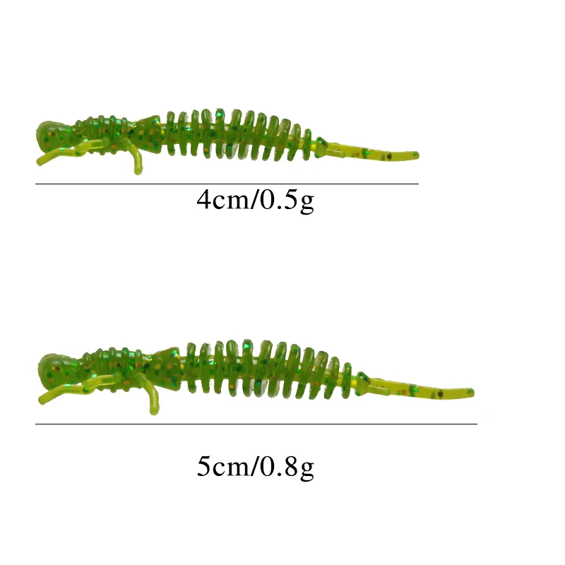 HAODIAOZHE 10 шт./лот мягкие черви рыболовные приманки 40 мм 50 мм личинка мягкие приманки Искусственные Силиконовые бас Щука рыбалка воблер с джиг-головкой