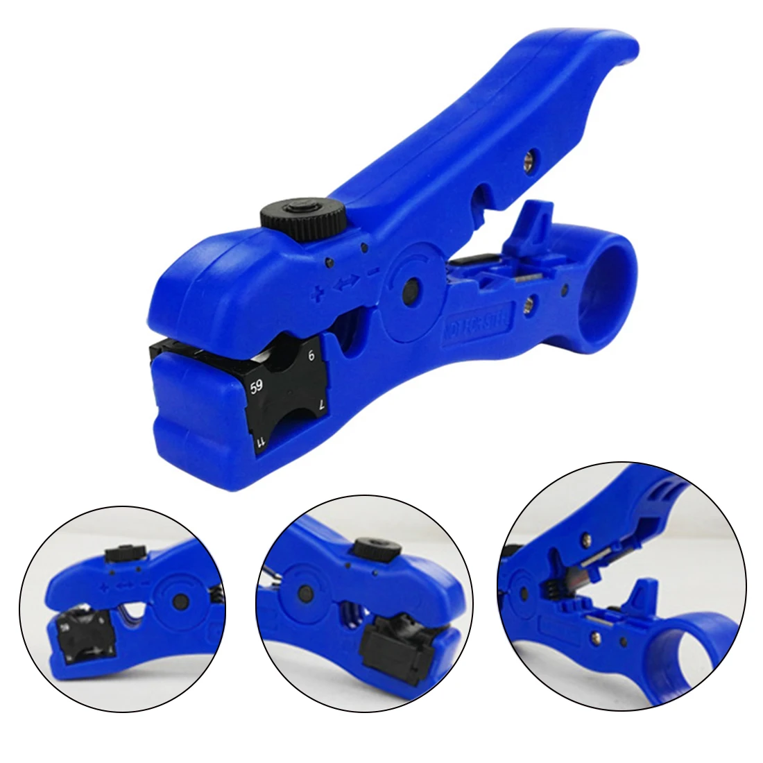 3 Colors Cat5 Cat6 Cable Wire Stripper Cutter Crimper Automatic