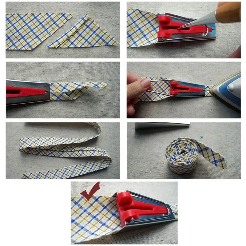 4 шт. приспособления для шитья ткани сделай сам|tape maker|bias tape makerbias binding maker |