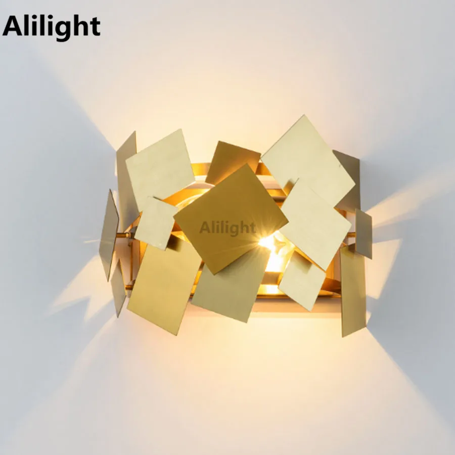 Buy Stainless Steel Gold Modern Led Wall Lamp for