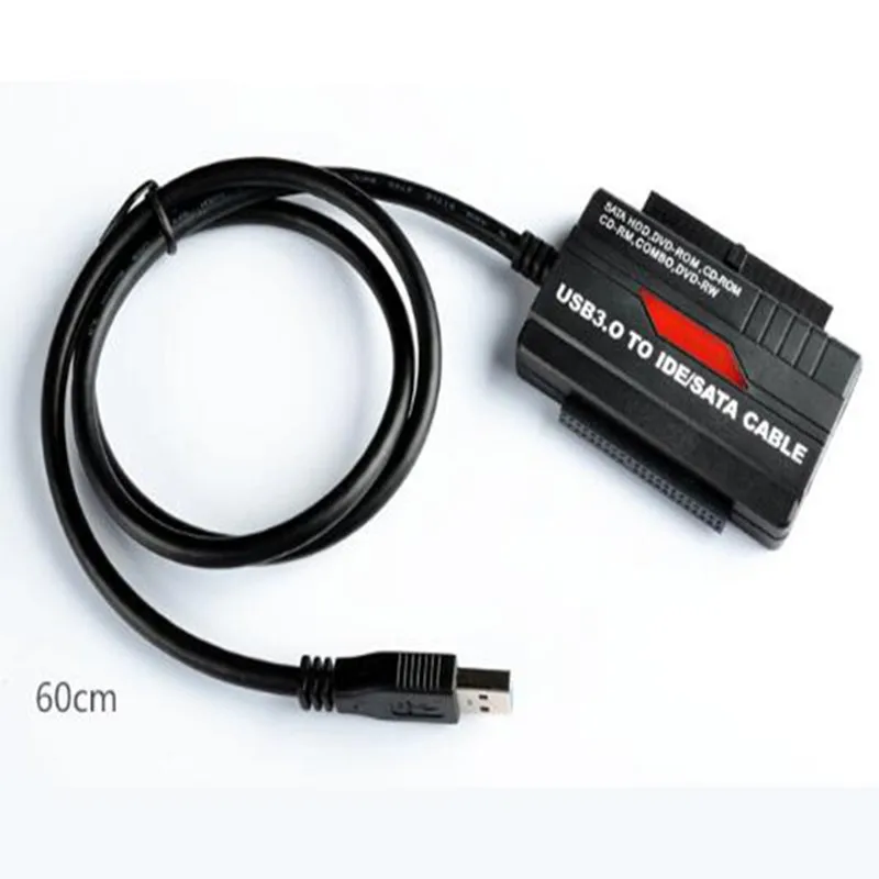 

Nuevo disco duro SATA o IDE de 2,5 "/3,5" a USB 3,0/2,0 Cable convertidor adaptador OTB línea de adaptador de unidad externa con