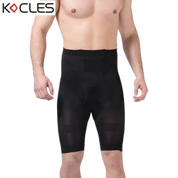 

High Waist Trainer Men Bodysuit Slimming Compression Contour Body Shaper Strong Shaping Underwear Shorts Slim Fit Boxer Pants