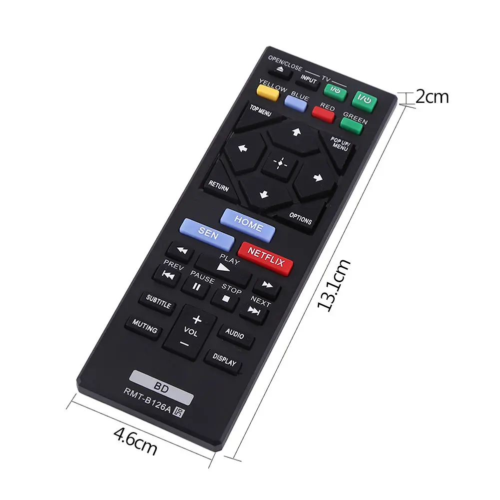 Mayitr 1pc Remote Control RMT-B126A Black Controller For Sony Blu Ray BDP-S1200 BDP-S3200/S5200 BDP-S1200 BDP-S2200 BDP-S3200