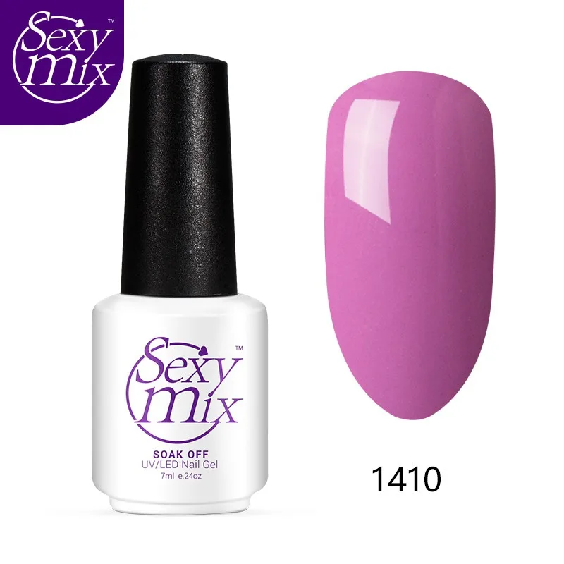 Сексуальный микс 119 цветов УФ-гель для ногтей длительный цветной светодиодный гель лак для ногтей замачиваемый УФ лак для ногтей с блестками эмалевый лак - Цвет: 1410