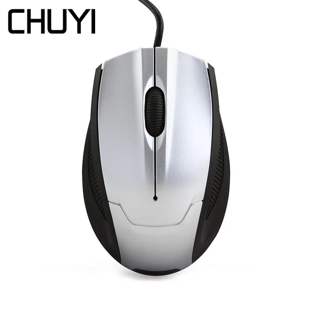 Best Price CHUYI Wired Computer Mouse 1600DPI 3D Optical Gaming Mice USB Cable PC Mause For Gamer Notebook Laptop Desktop 