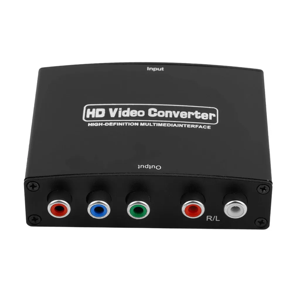 HDMI в RGB компонент(YPbPr) видео+ R/L аудио адаптер конвертер HD tv HD видео конвертер 2 канала LPCM 1,65 Гбит/с/165 МГц