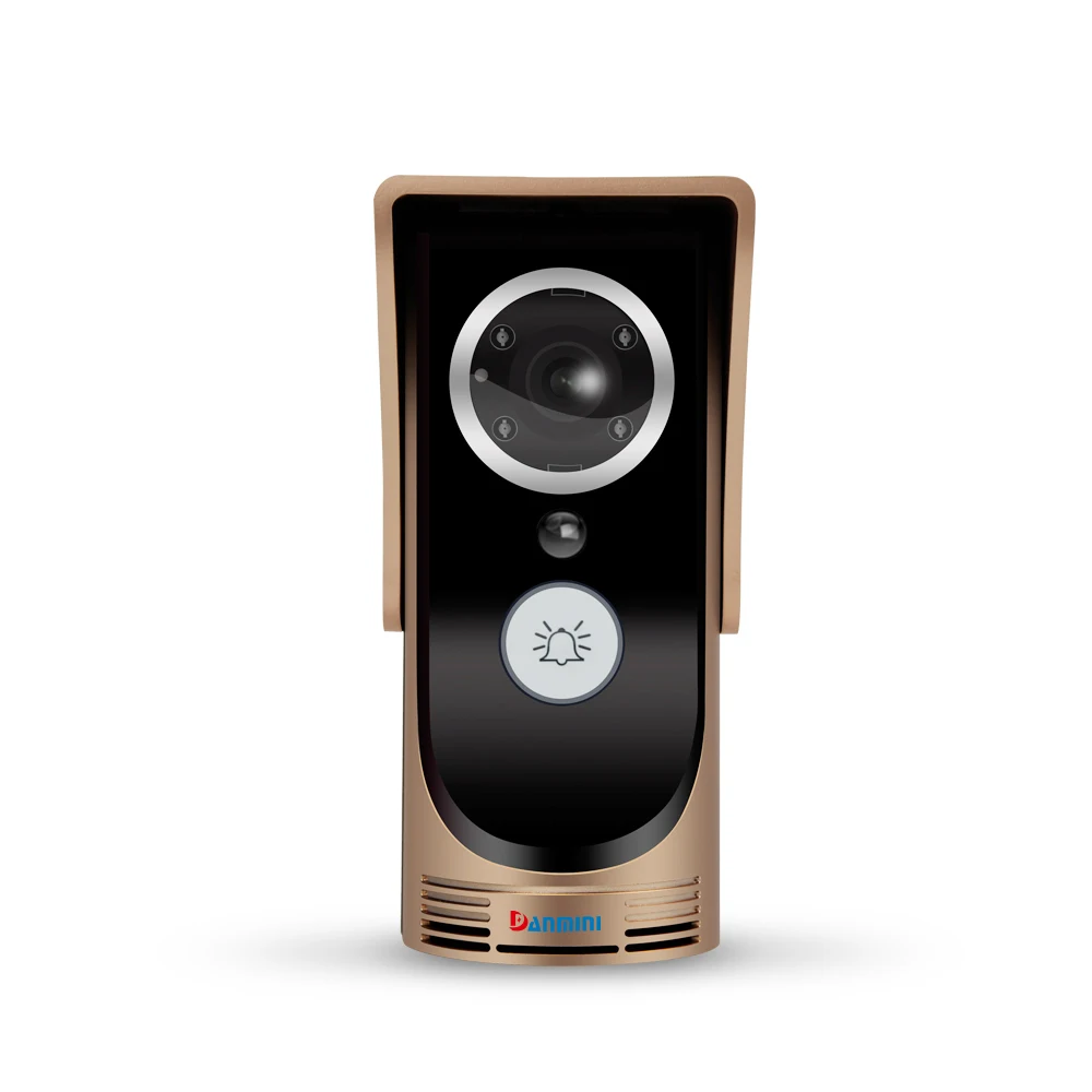 

Hot Wi-Fi Video Door Bell Peephole Viewer Camera Remote Unlocking Doorbell For Home Security Monitoring