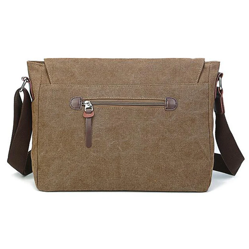  Men's Vintage Canvas Bag Men Casual Crossbody Bag For Men Messenger Bag Man Travel Black Bags Bolsa