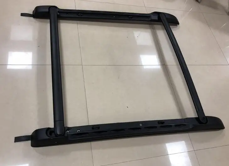 عالية الجودة 4 قطع اللون الأسود سبائك الألومنيوم الجانب السكك الحديدية بار حامل سقفي عبر شريط ل تاكوما 2005 06-12 13 14 15 2016 17 18