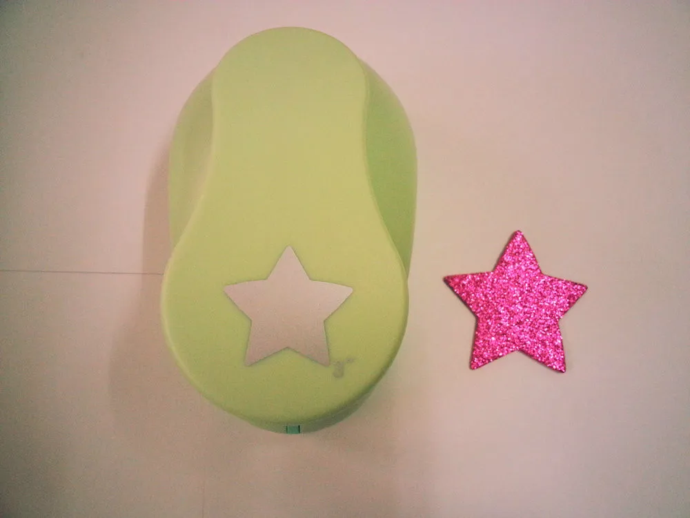 free shipping 3 inch (about 7.0cm )Star shape of paper punch crafting punches eva foam for scrapbook | Канцтовары для офиса и