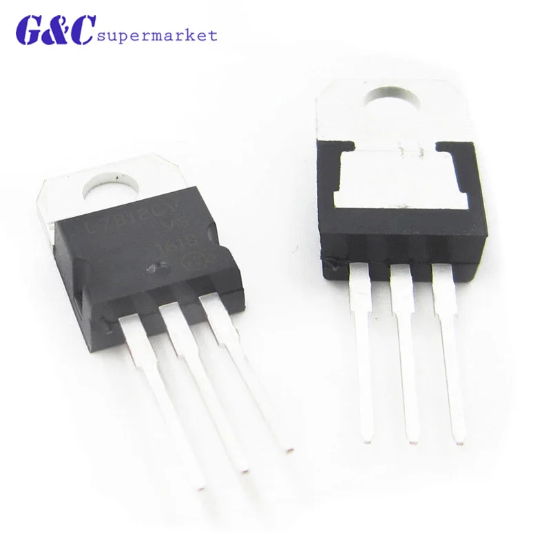 

10pcs L7812CV L7812 Voltage Regulator TO-220 new