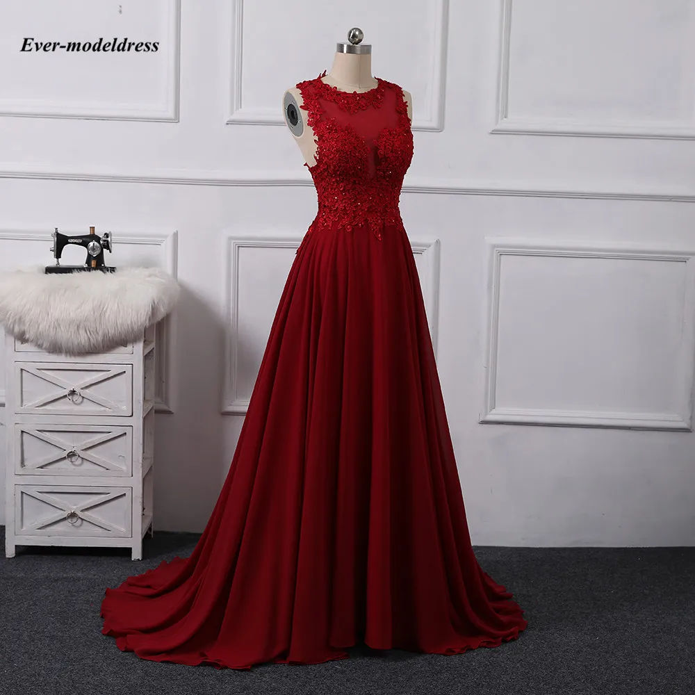 Elegant A Line Chiffon Sleeveless Open Back Maid of Honor Bridesmaid Dress in Bridesmaid dresses