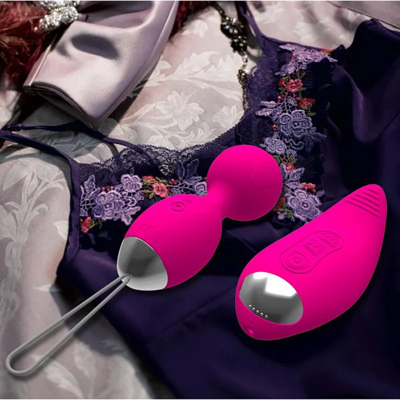 Silicone vibrating eggs wireless vaginal ball (8)
