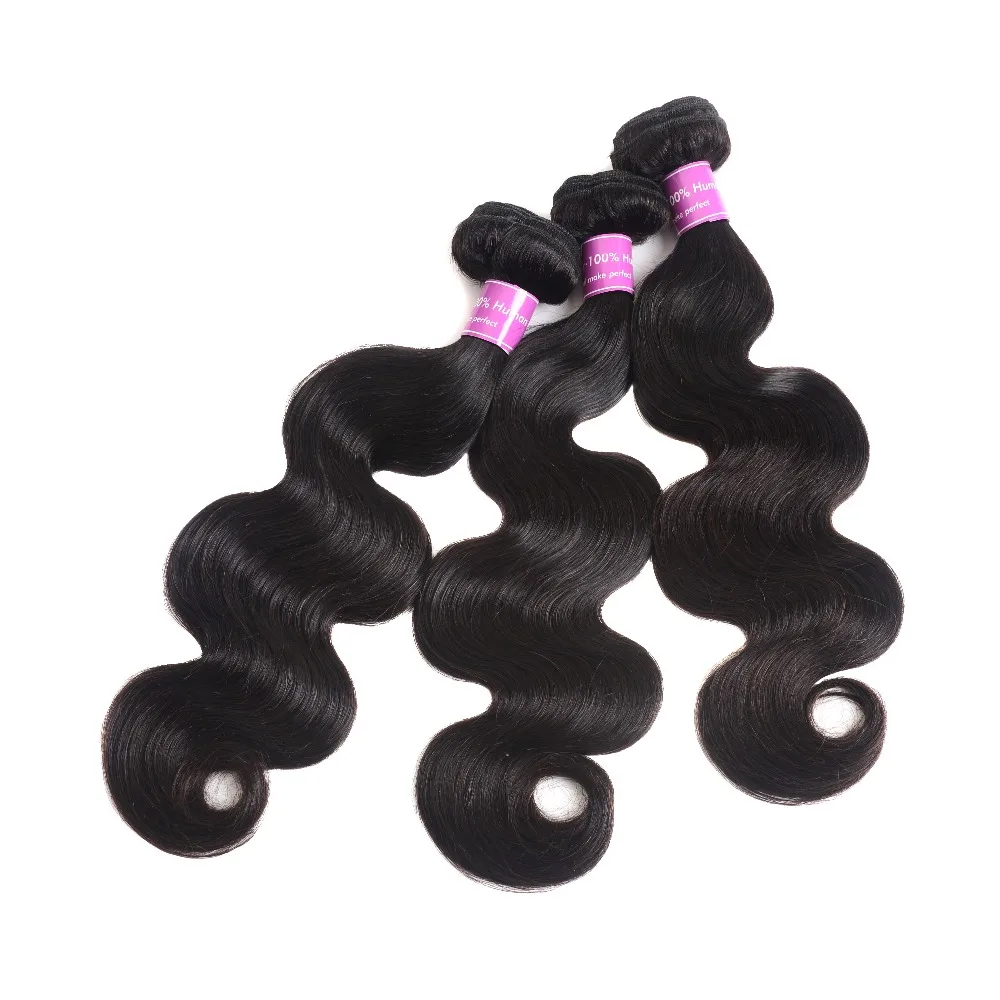 Real Beauty Peruvian Hair Weave 4 Bundles Body Wave Human Hair Extensions 8-30Inch Non-Remy Hair Bundles Free Shipping (4)