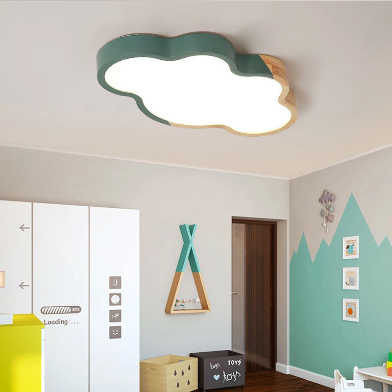 

Modern living room lamps simple and warm Nordic creative personality led Macarons home master bedroom hall ceiling lamp