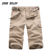 Большой размеры M-XXXL мужские мешковатые брюки карго шорты для женщин свободный крой эластичный пояс человек повседневное Военная униформ