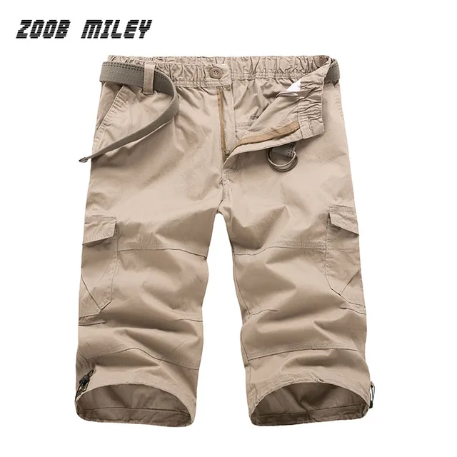 mens cargo shorts with elastic waistband