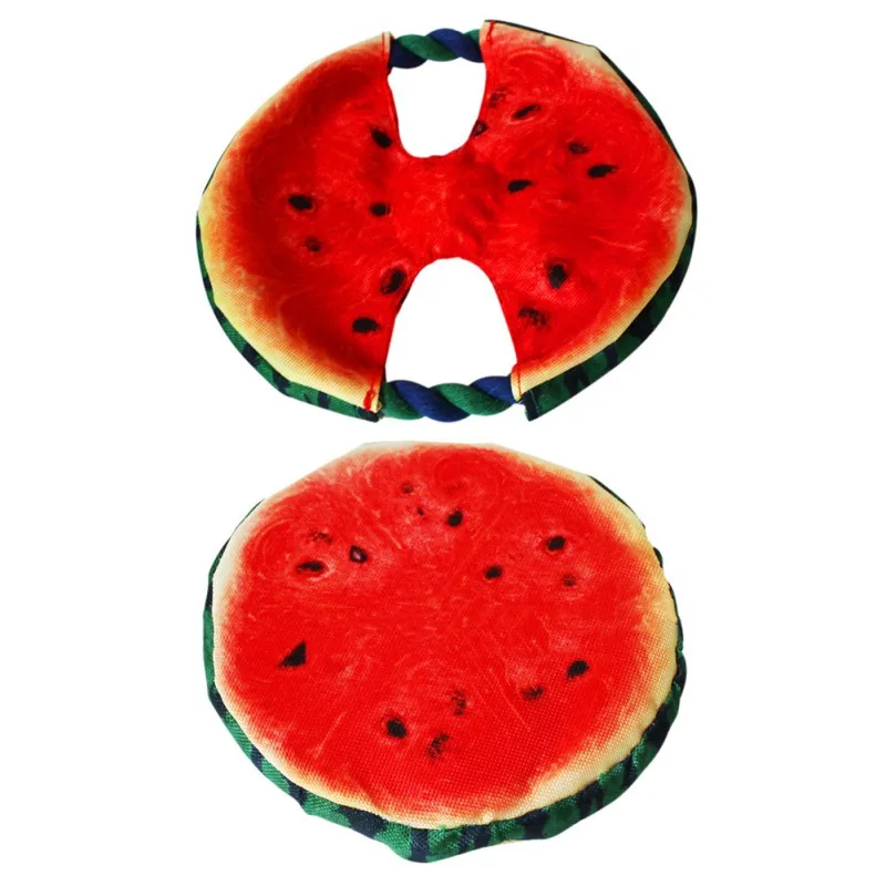 Watermelon Dog Chew Toys Cotton Pet Toys Playing Biting Assistance Toy Dog Cat Pet Accessories