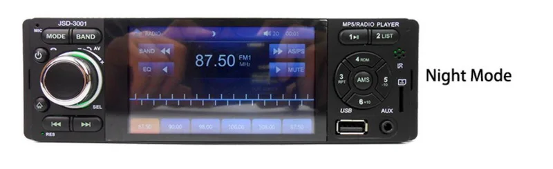 Автомобильное радио USB AUX микрофон Авто Аудио Bluetooth Сенсорный экран автомобильный MP5 плеер камера заднего вида 12 В DC Зеркало Ссылка для Andriod