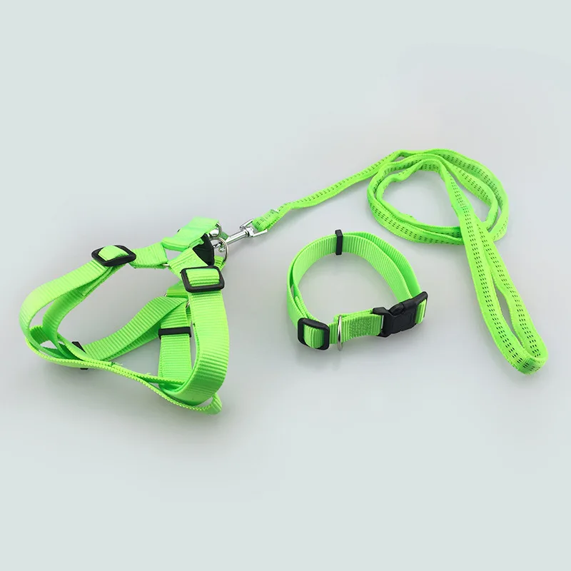 Dropship Durable Nylon Small & Medium Dog Lead Harness with Handle
