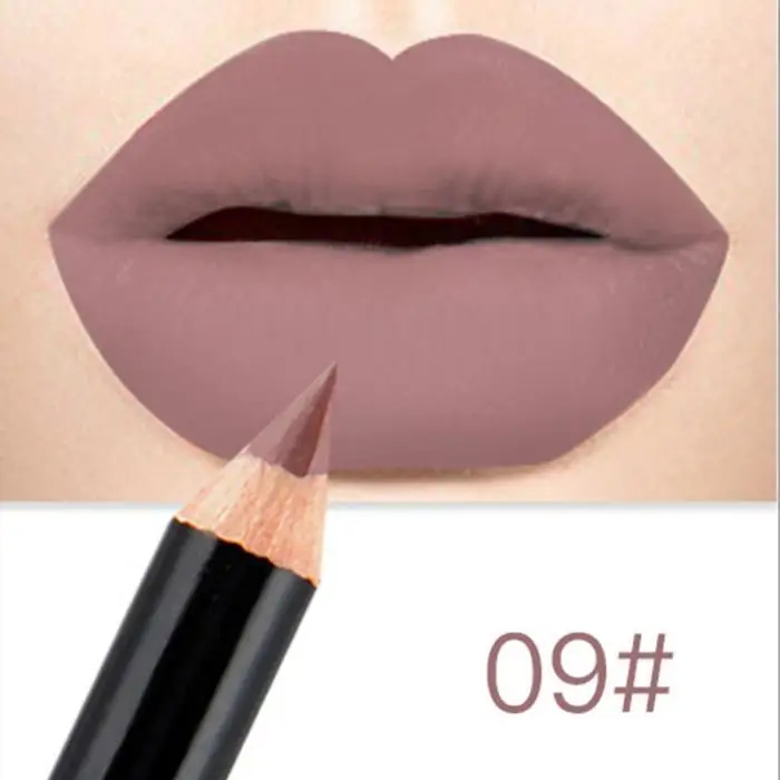 12 цветов Профессиональный Lipliner макияж водостойкий блеск для губ Карандаш Набор для леди FM88