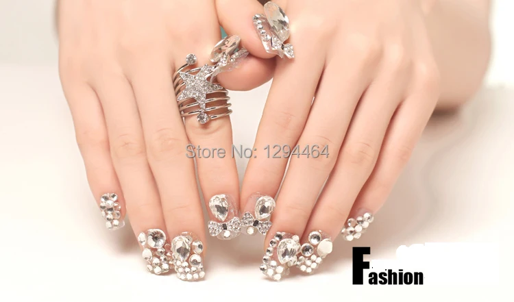 Gift Set Upscale Luxury Full Diamond Pearl Glitter For Nail Wedding Gift Set Upscale Luxury Full Diamond Pearl Glitter For Nail Wedding Bride Piece Patch Free Shipping In False Nails From Beauty Health On