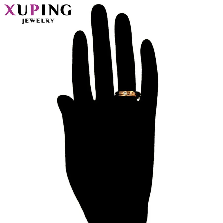 Xuping Новое поступление модное винтажное популярное дизайнерское синтетическое кольцо с кубическим цирконием для девушек женские ювелирные изделия вечерние подарки S134.5-16001