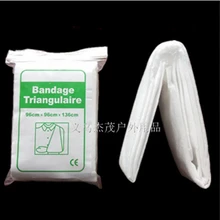 Медицинская перевязка треугольная повязка первой помощи бандаж треугольная повязка Non-плетеная повязка
