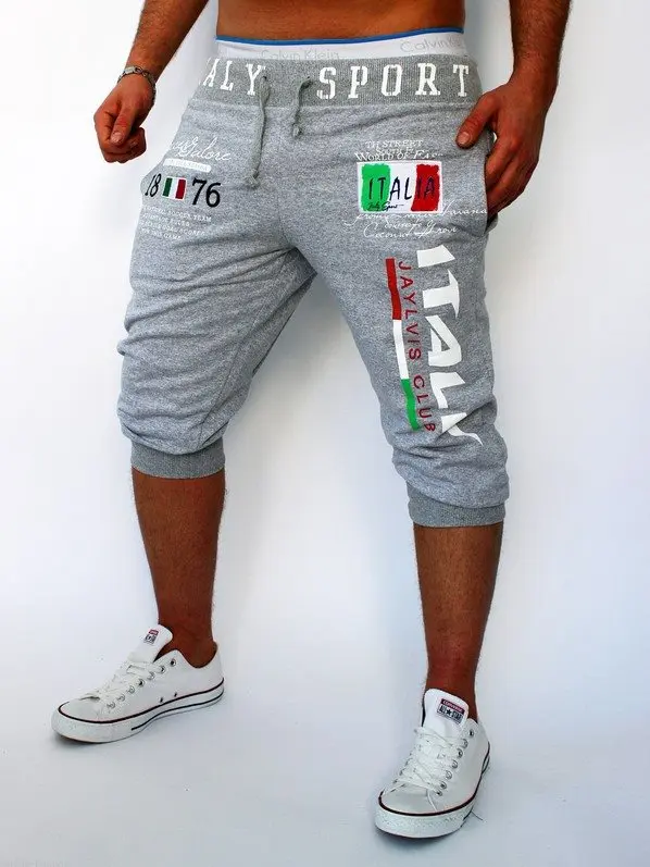 Для мужчин спортивные брюки цифровой печати дизайн мотобрюки модные летние повседневные пляжные шорты пляжные хлопковые