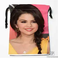 На заказ Печать selena-gomez-(1 сумки для покупок на шнурках дорожный мешочек для хранения плавание пеший Туризм игрушка сумка унисекс мульти