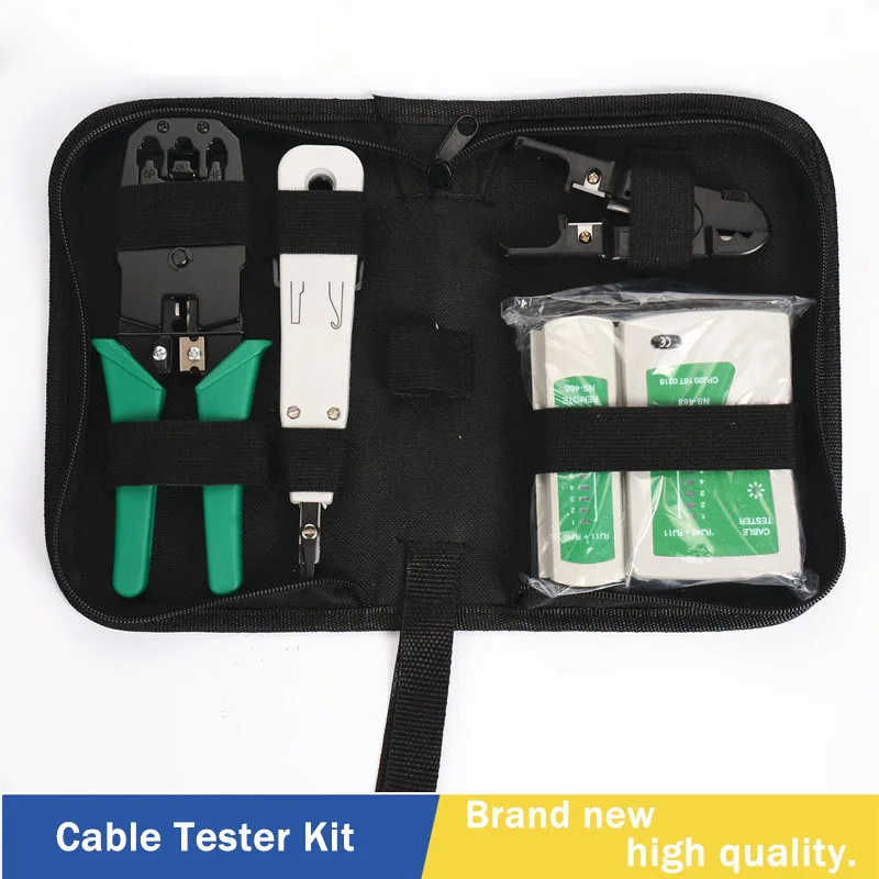 Portable LAN RJ45 Repair Tool Set UTP Câble Testeur Pince Pince à sertir Pour prise Pince Kit