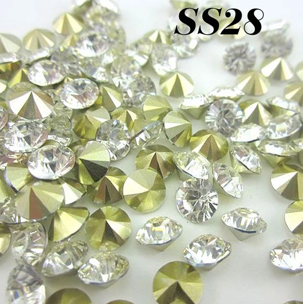 Бесплатная доставка SS28 6 0-6 2 мм кристалл/прозрачный 144 шт. (1 г) стразы из смолы с