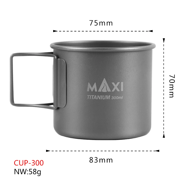 Toaks Titanium Coffee Mug 300ml Camping Cup Drink Ware Titanium Mug Outdoor And Camping Handgrip Water Cup Cup 300 Titanium Coffee Mug Titanium Mugcamping Cup Aliexpress