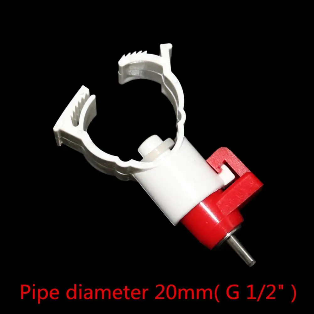 Bayonet Nipple drinker for 1/2 Inch, 3/4 Inch Pipe Poultry Supplies Farm Chicken coop Waterer Feeding nipples 30 Pcs