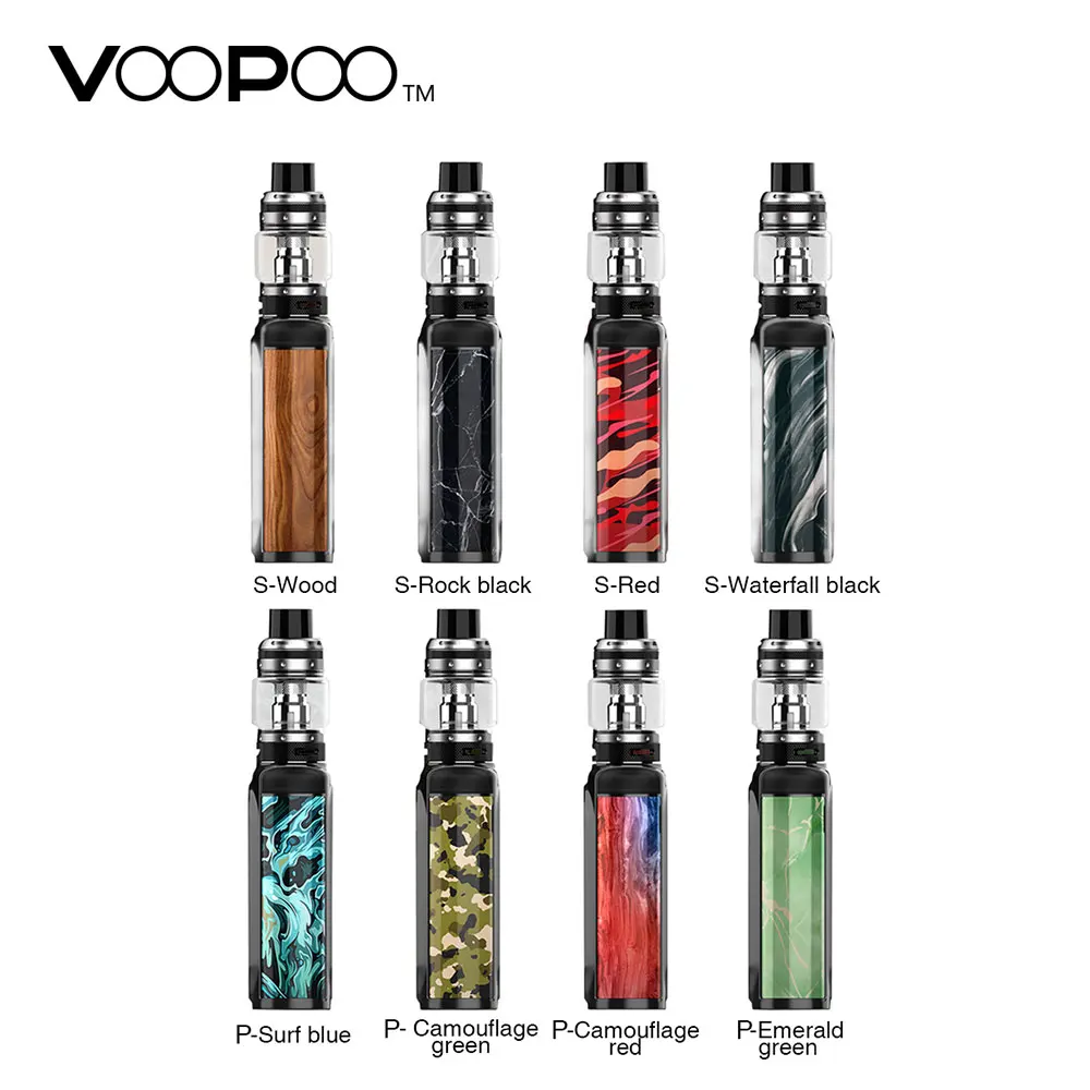 Набор VOOPOO Vmate TC 200 Вт с баком UFORCE T1 объемом 8 мл/1 мл и 32 значным геном. Чип