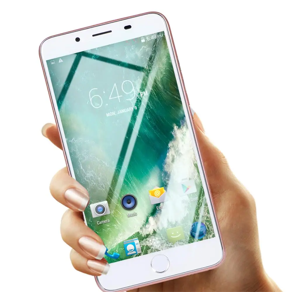 

Global Firmware Q 7 Plus Smart Phone 5.5" inch Fullview Android OS smartphone Fingerprint Face ID 3.5mm jack Multi-language mobi