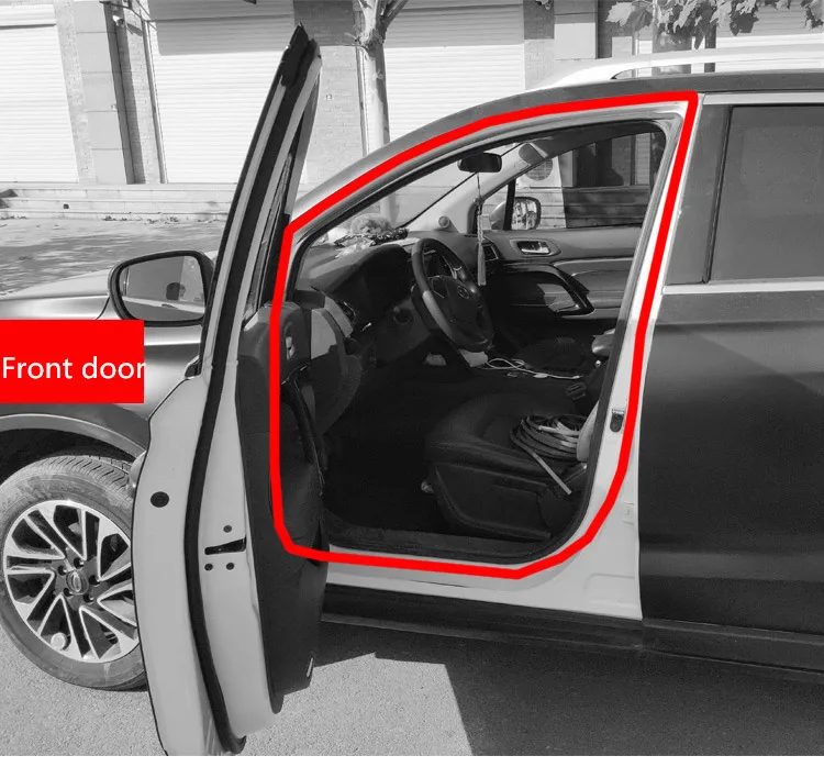 Car Stickers Door Seal Strips Sticker Protection Car Door Edge Guards Sound Insulation Seal Strip Rubber Seals Sound Insulation (15)