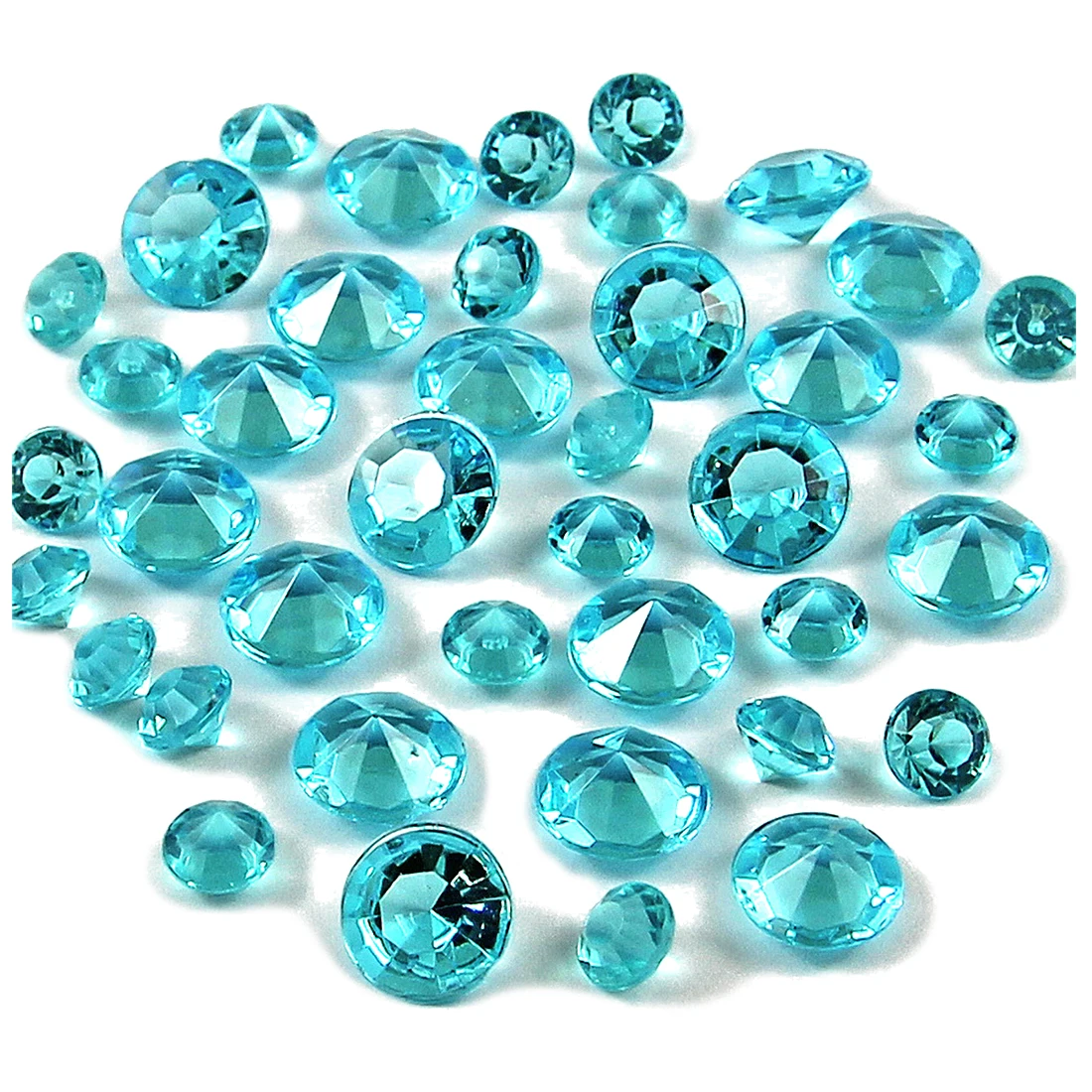 

6000 Mixed Wedding Decoration Scatter Table Crystals Diamonds Acrylic Confetti