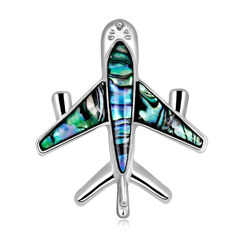 

Cute Little Airplane Brooch Model Jewelry Suit Clothes Clips Corsage Badges Dress Accessories W77