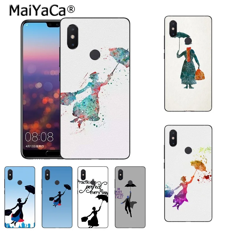 Мягкий резиновый чехол для мобильного телефона MaiYaCa Mary Poppins из ТПУ xiaomi mi 8 se 6 note2 note3
