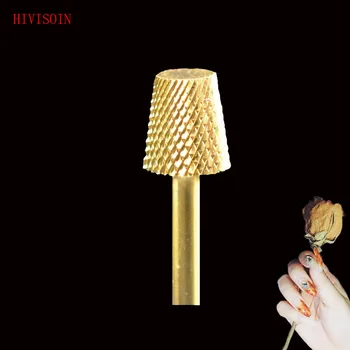 

HIVISOIN-10pcs- Carbide Nail Drill Bit - Tappered Backfill Bit - (60100030) Gold