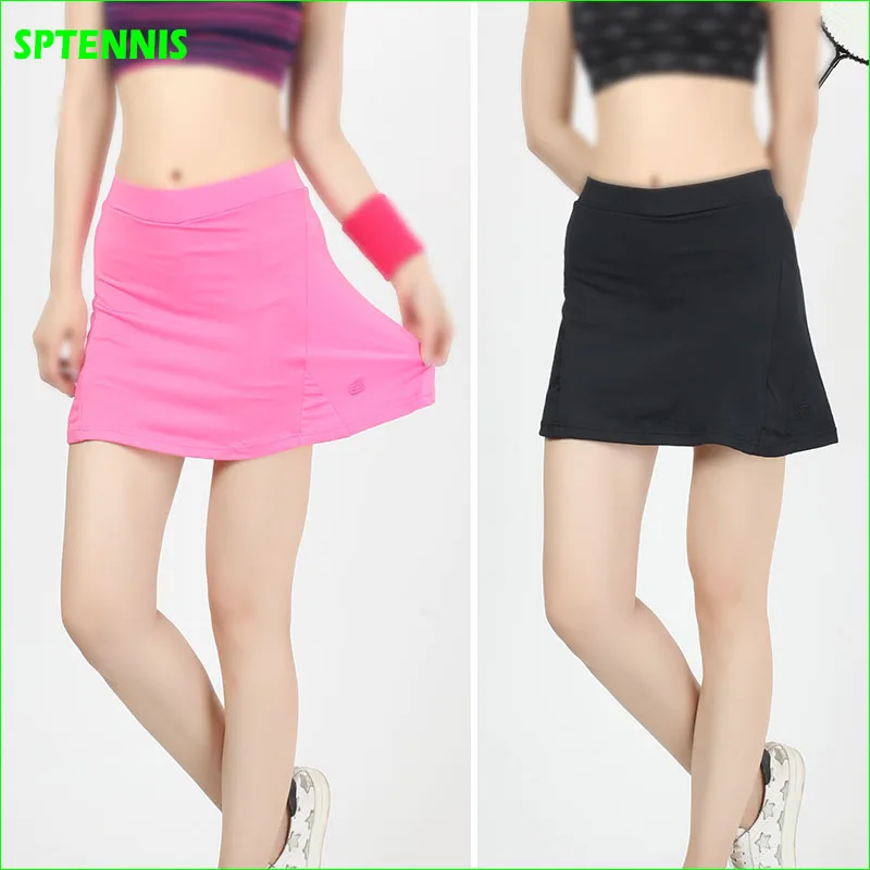 Image Quick Dry Tennis Skorts Slim Fit Badminton Skirt with Shorts Breathable